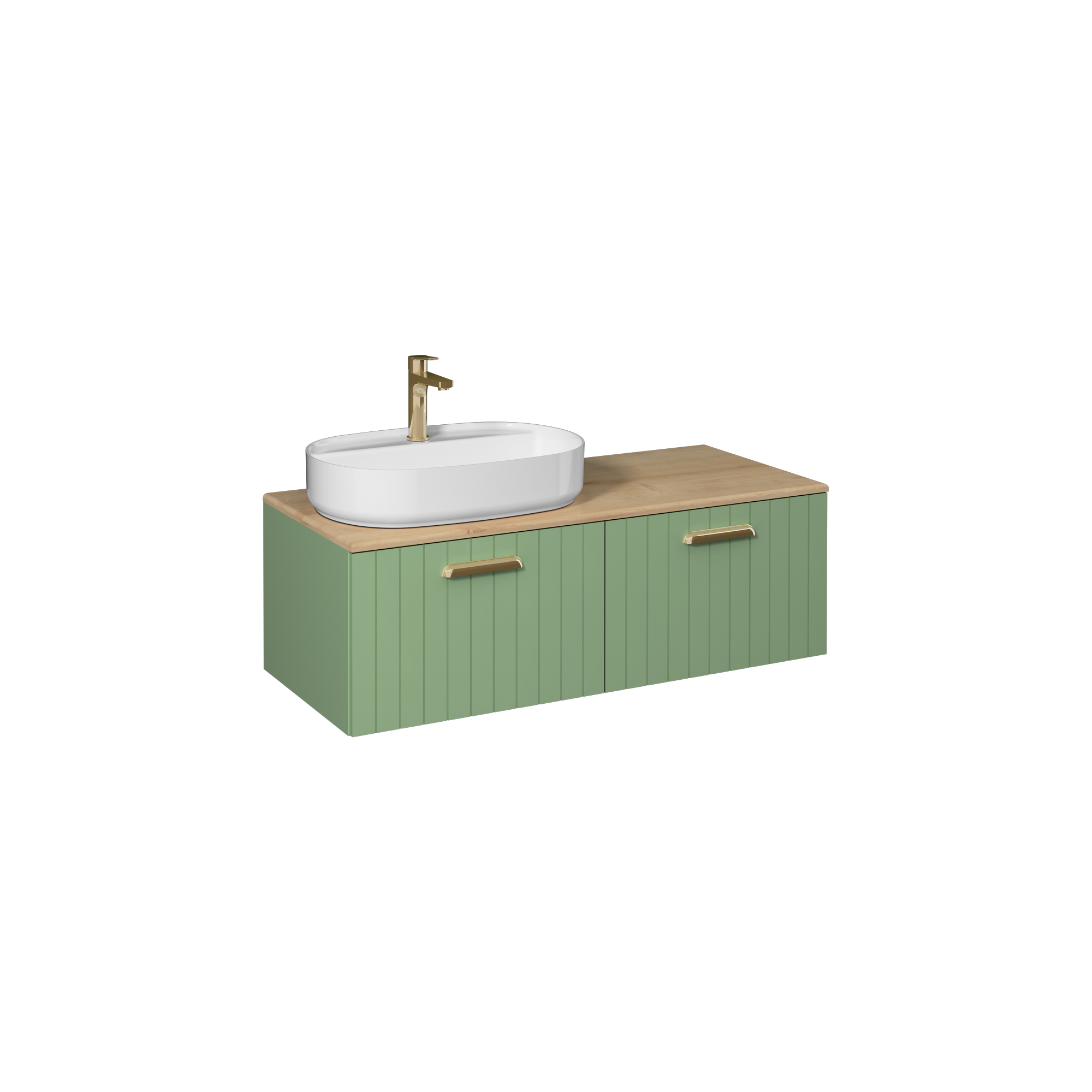 Rinato Mirror Cabinet, Stone Grey Right 35 cm
