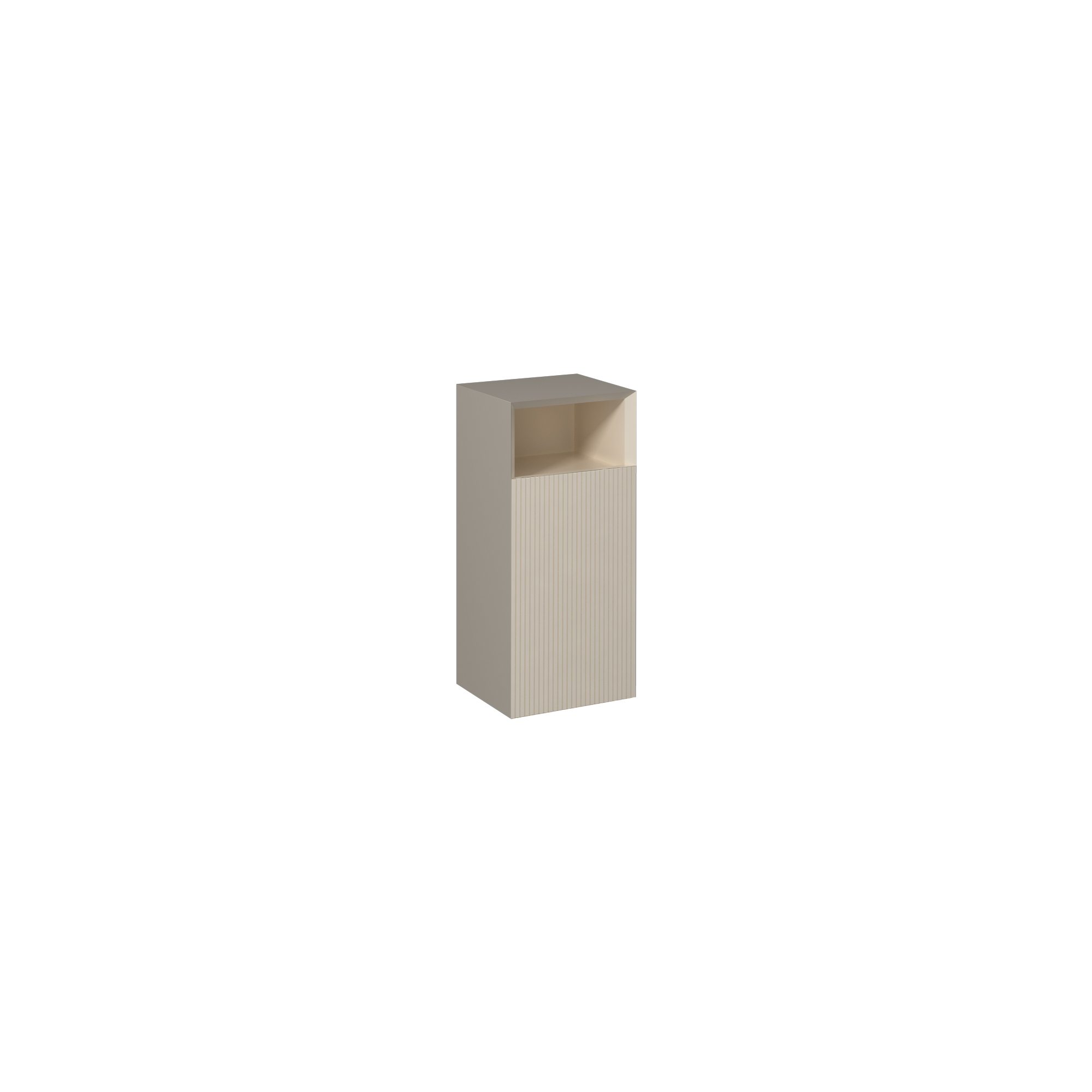 Infinity Washbasin Cabinet Dark Salmon, with Salmon Washbasin 51"